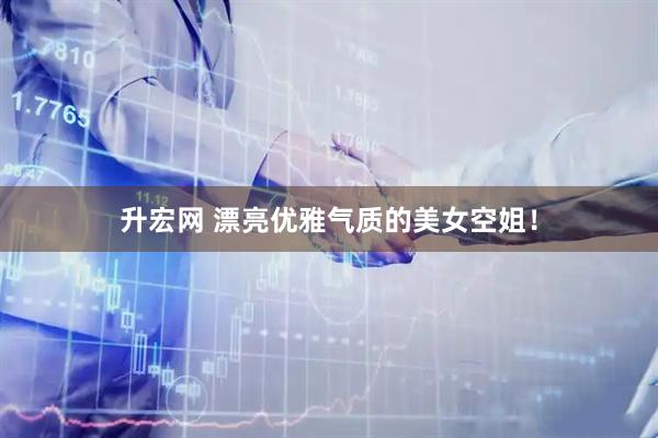升宏网 漂亮优雅气质的美女空姐！